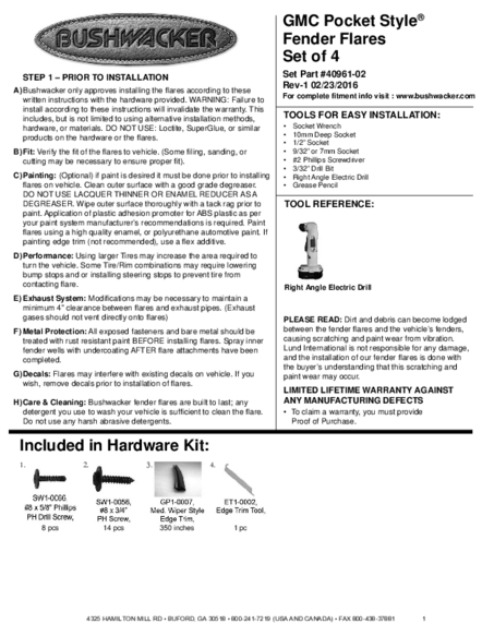 Installation Manual